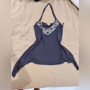 Guess Dark Blue Camisole with Silver Accents